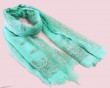 sky blue scarf made in scarf factory